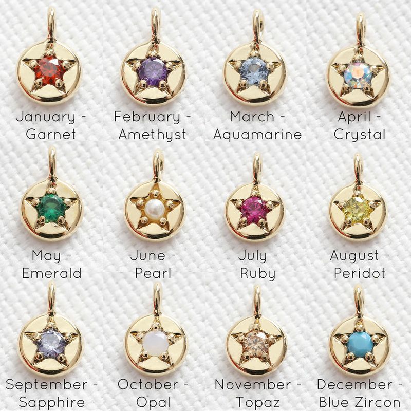 201 Stainless Steel 304 Stainless Steel Glass Gold Plated Basic Modern Style Classic Style Inlay Star Zircon