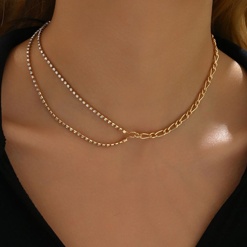 Wholesale Jewelry Simple Style Classic Style Commute Irregular Geometric Alloy Necklace