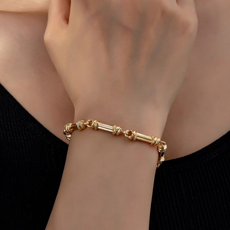 Elegant Simple Style Solid Color Alloy Women's Bracelets