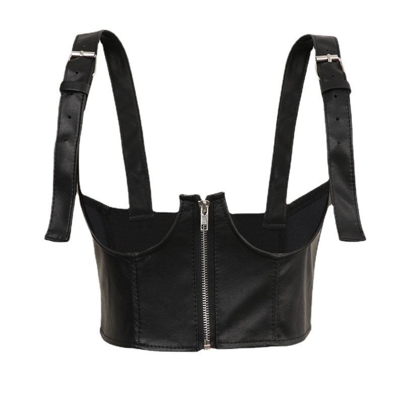 Simple Style Classic Style Solid Color Pu Leather Chain Women's Corset Belts