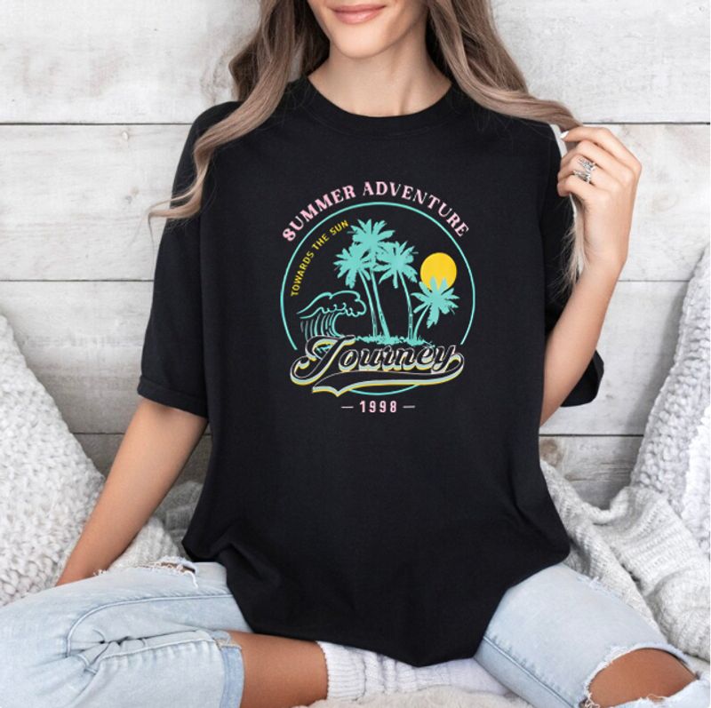 Women's T-shirt Short Sleeve T-Shirts Casual Tropical