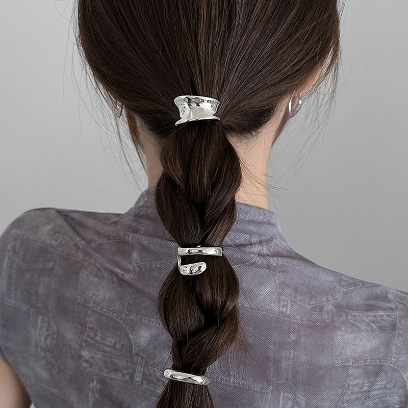 Women's Simple Style Solid Color Alloy Hollow Out Hair Clip
