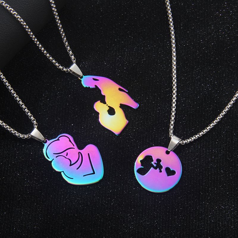 IG Style Modern Style Human 201 Stainless Steel Mother'S Day Unisex Pendant Necklace