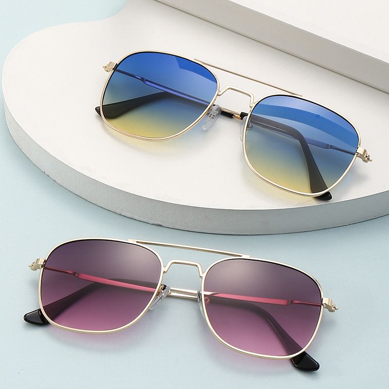 Retro Einfacher Stil Einfarbig Pc Quadrat Vollbild Brille