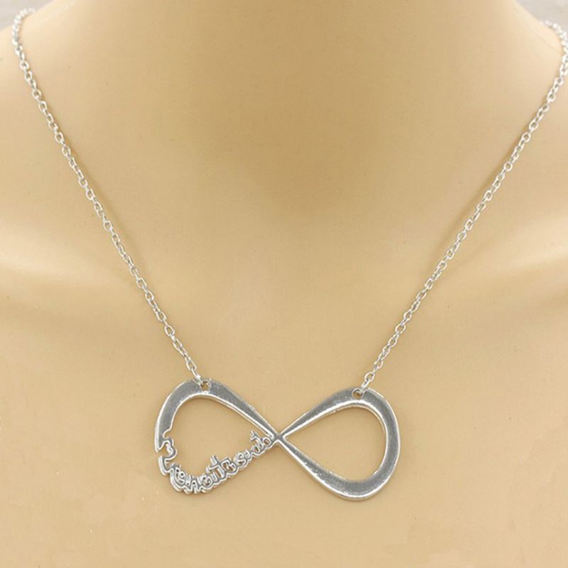 Vintage Style Simple Style Letter Infinity Alloy Unisex Pendant Necklace Necklace Choker
