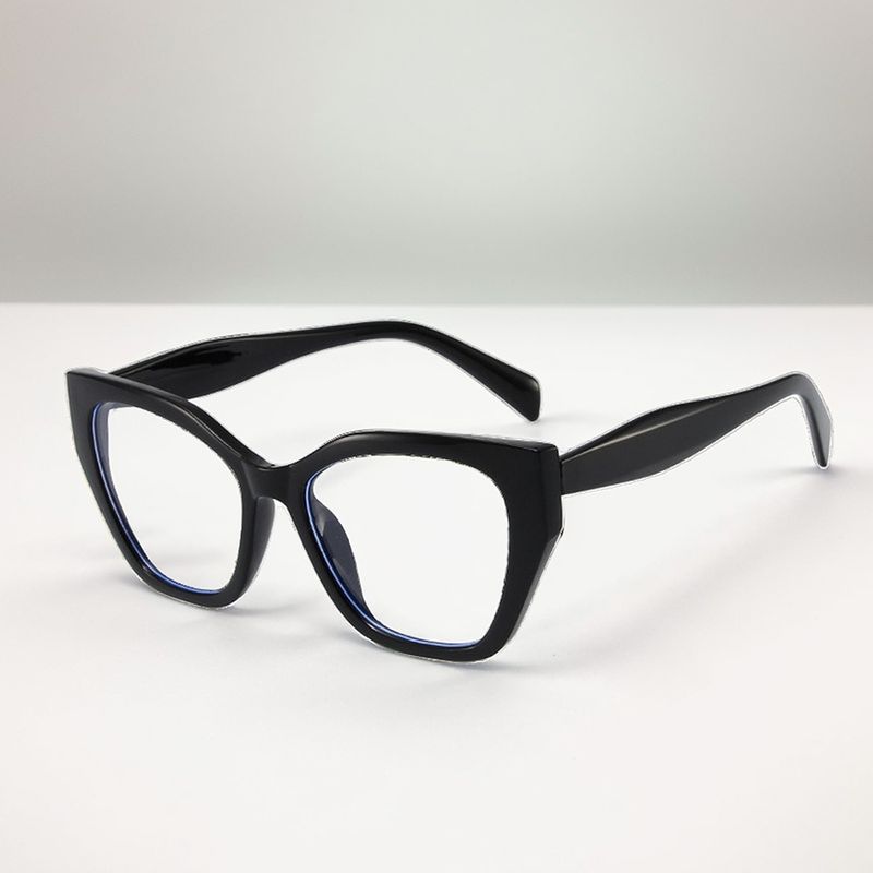 Cute Sweet Solid Color Ac Butterfly Frame Full Frame Optical Glasses