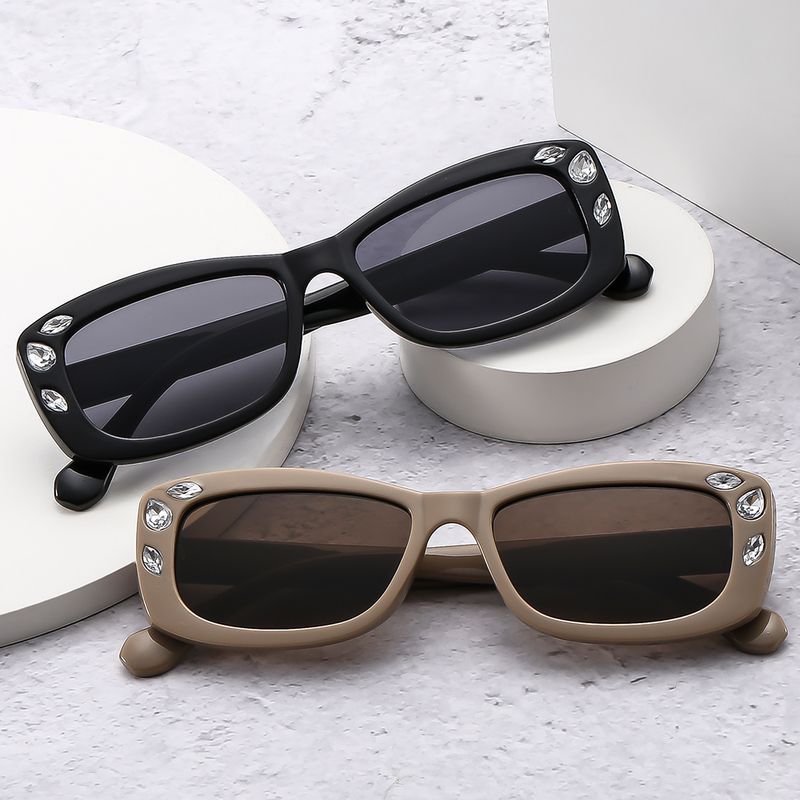 Elegant Glam Luxurious Color Block Ac Square Full Frame Women's Sunglasses