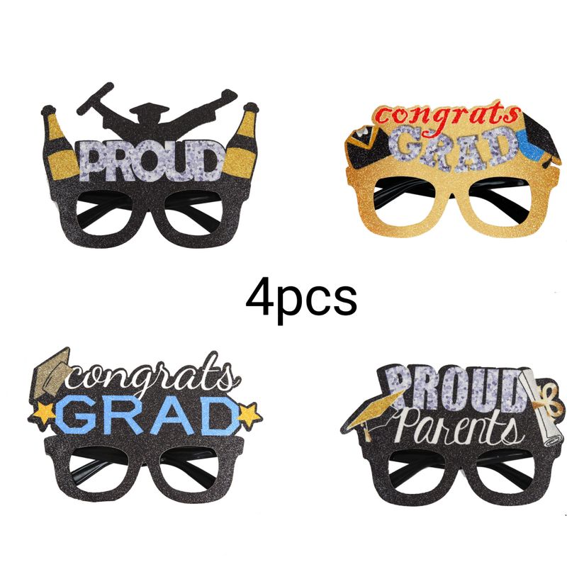 Funny Modern Style Letter Plastic Graduation Prom Party