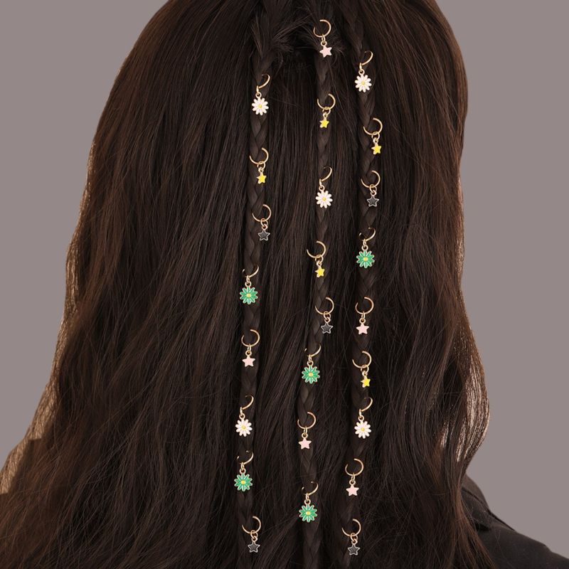 Frau Basic Moderner Stil Klassischer Stil Stern Blume Legierung Überzug Haarschnalle