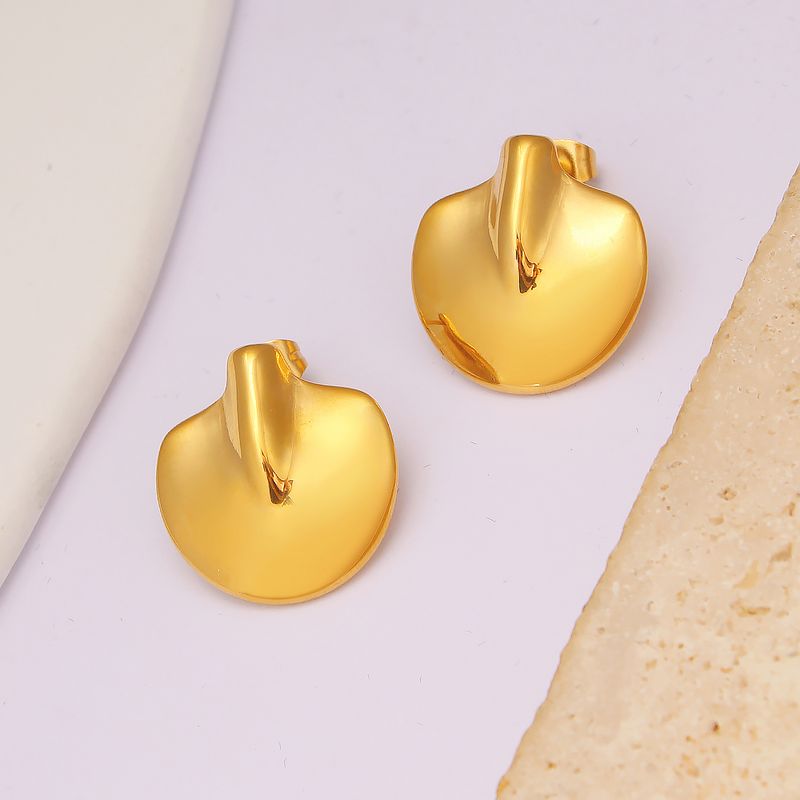 1 Pair IG Style Modern Style Classic Style Geometric Solid Color 304 Stainless Steel None 18K Gold Plated Drop Earrings