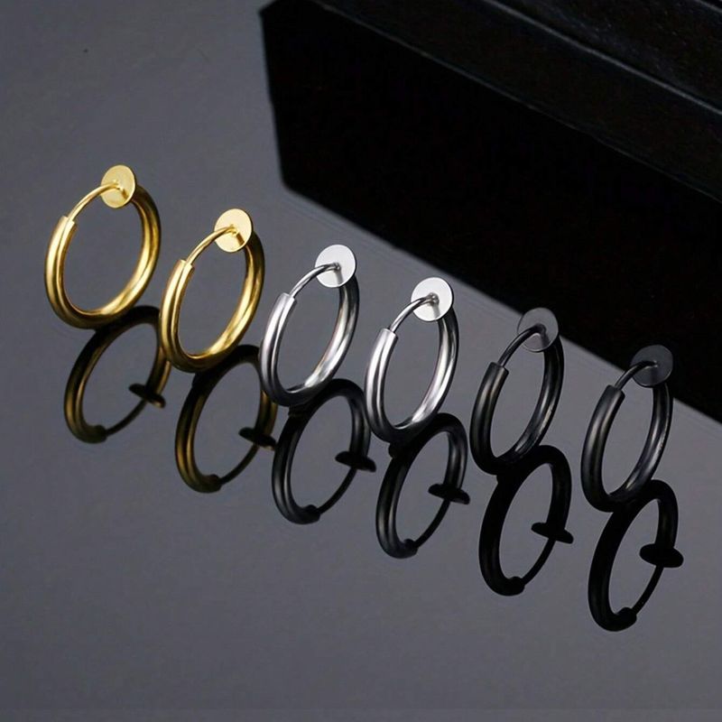 1 Pair Modern Style Streetwear Geometric 304 Stainless Steel 14K Gold Plated Ear Cuffs