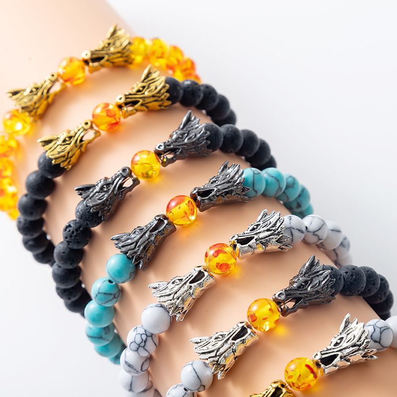 Howlite Simple Style Dragon Bracelets