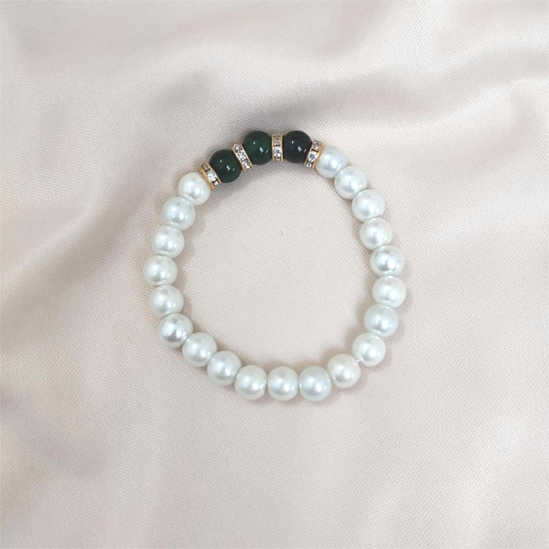 Klassisch Retro Romantisch Runden Legierung Perlen Frau Armband