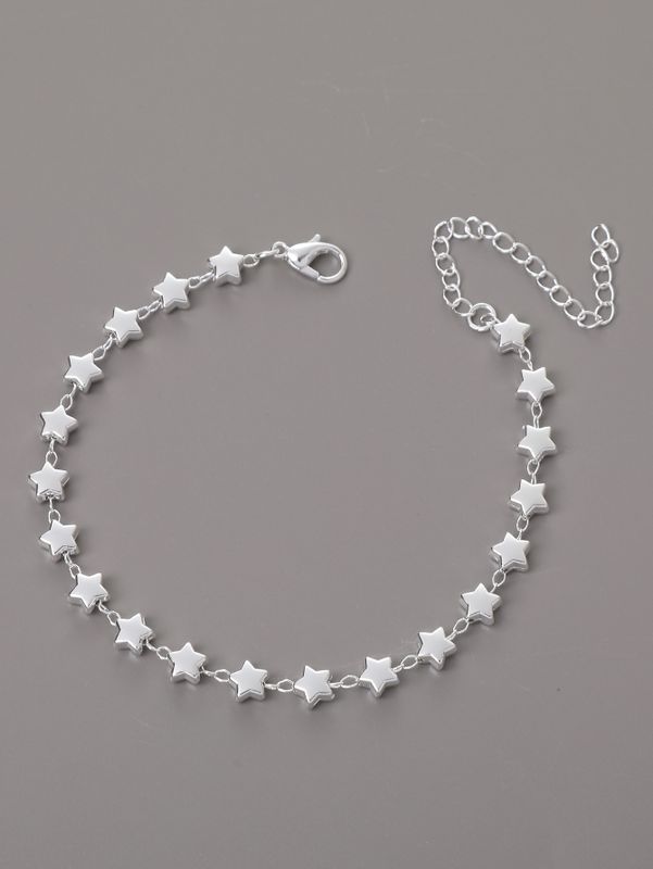 IG Style Simple Style Star Heart Shape Crown Alloy Pearl Women's Bracelets
