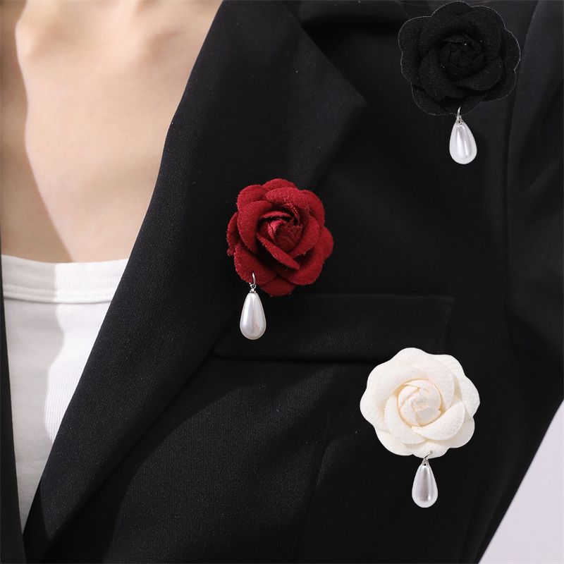 Élégant Dame Style Coréen Fleur Fleur Artificielle Femmes Broches