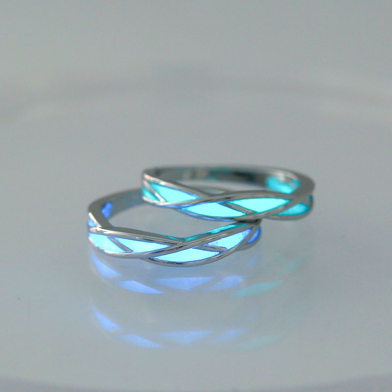 Copper Sports Luminous Solid Color Rings