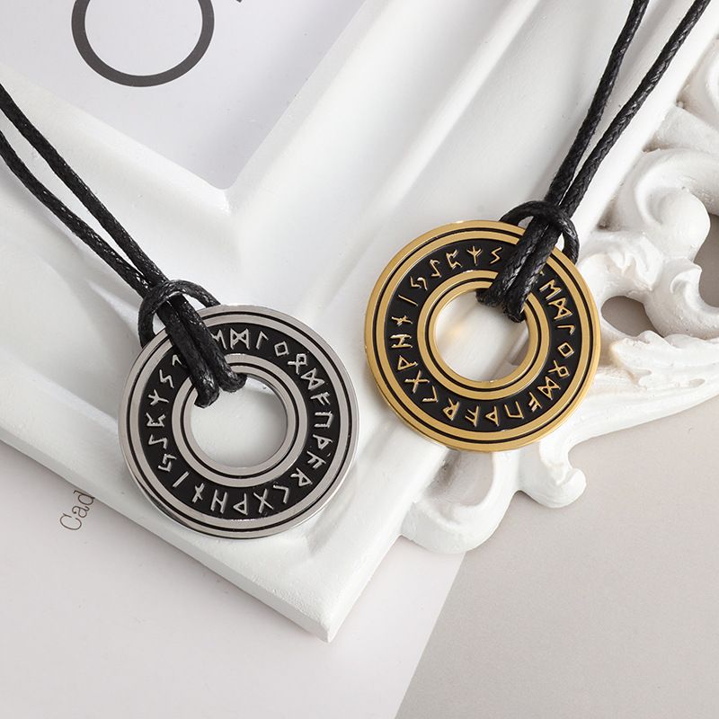 201 Stainless Steel Casual Plating Geometric Pendant Necklace