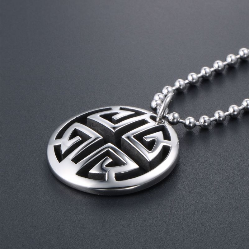 Casual Simple Style Geometric 304 Stainless Steel Hollow Out Unisex Pendant Necklace