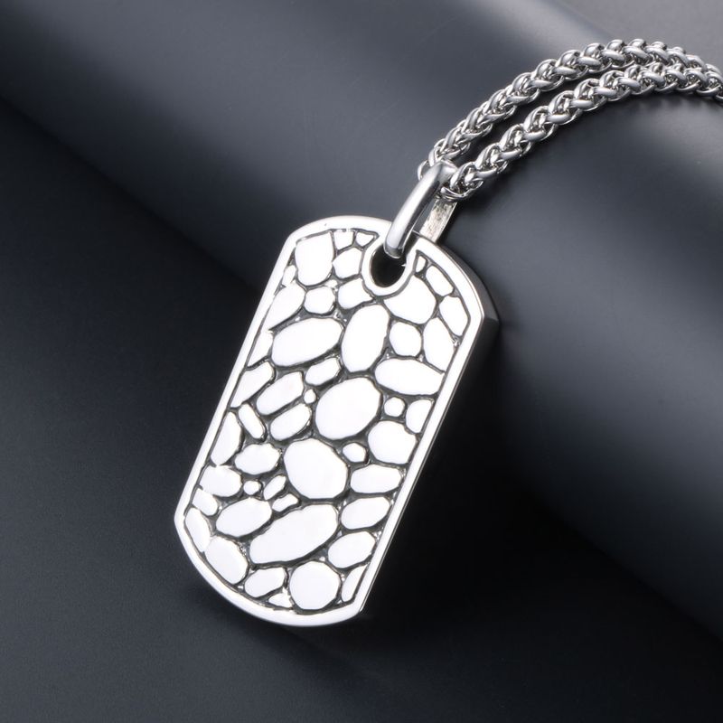 Casual Simple Style Geometric 304 Stainless Steel Men's Pendant Necklace