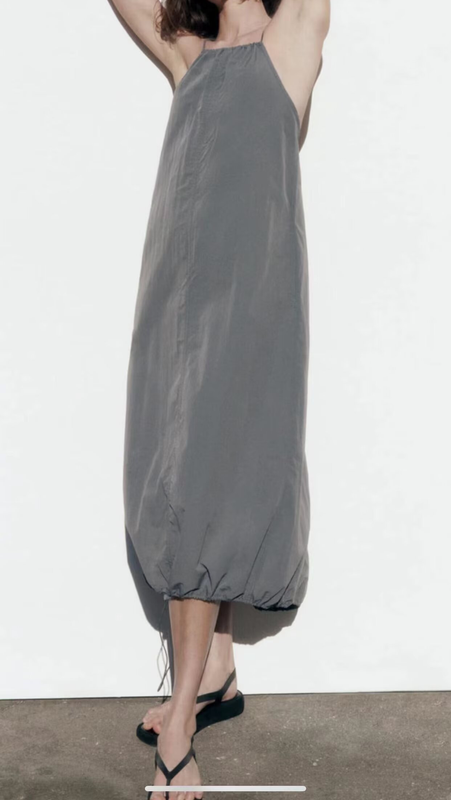 Women's Regular Dress Streetwear Strap Backless Sleeveless Solid Color Midi Dress Daily