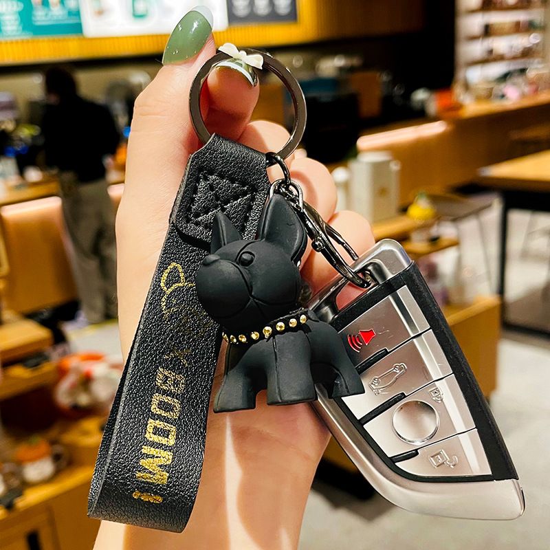 1 Piece Cartoon Style Dog Pvc Women's Bag Pendant Keychain