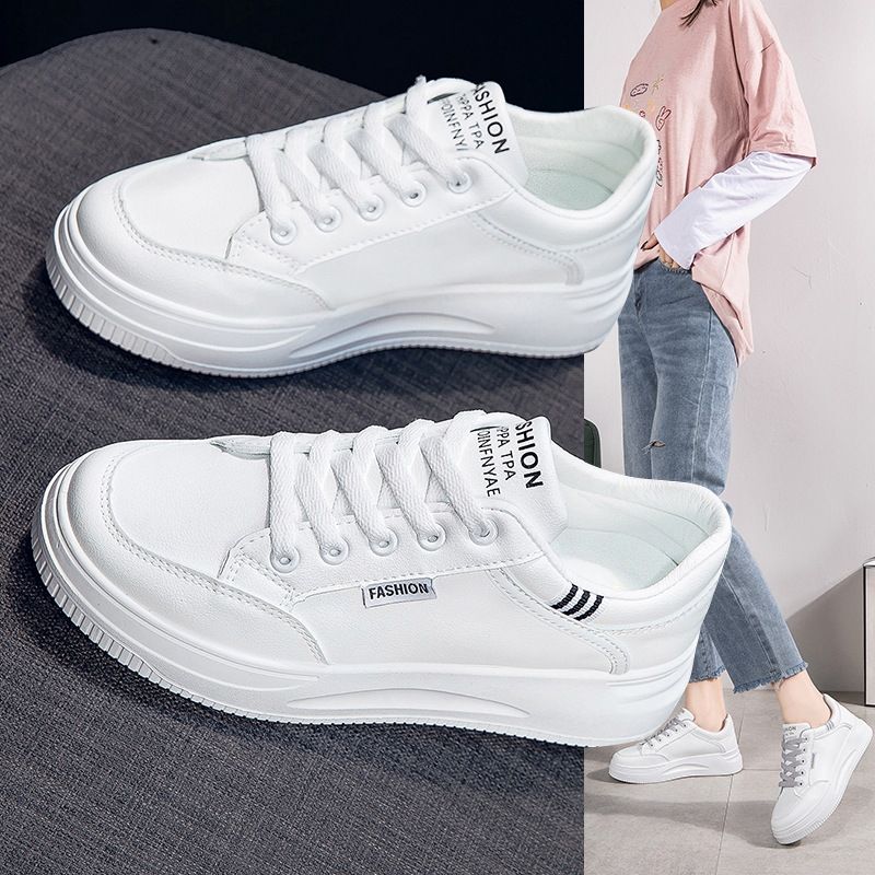 Women's Casual Stripe Round Toe Sports Shoes