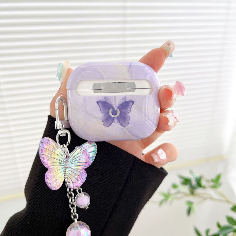 Casual Streetwear Butterfly Bluetooth Earbuds Case