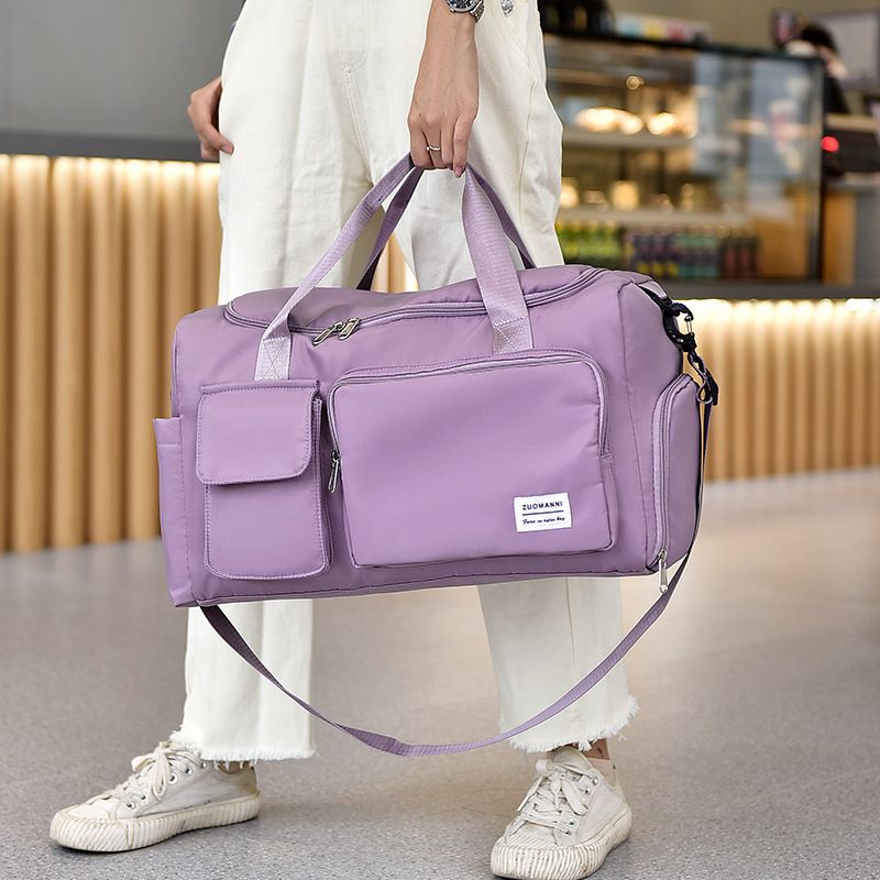 Unisex Mode Einfarbig Nylon Wasserdicht Duffel Taschen