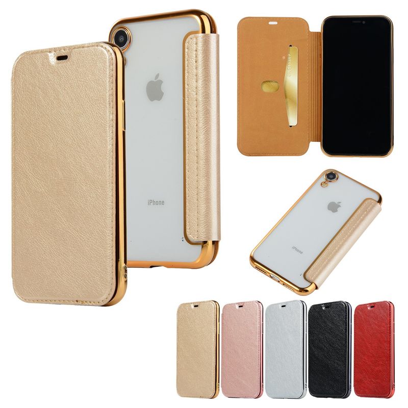 Simple Style Solid Color Tpu Pu Leather   Phone Cases