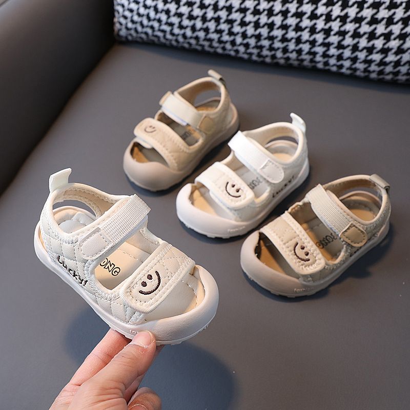 Kid's Casual Solid Color Round Toe Beach Sandals