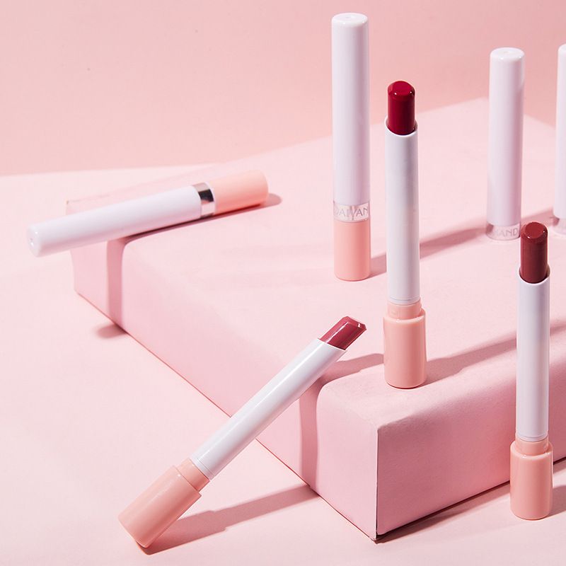 Simple Style Geometry Color Matching Plastic Lipstick