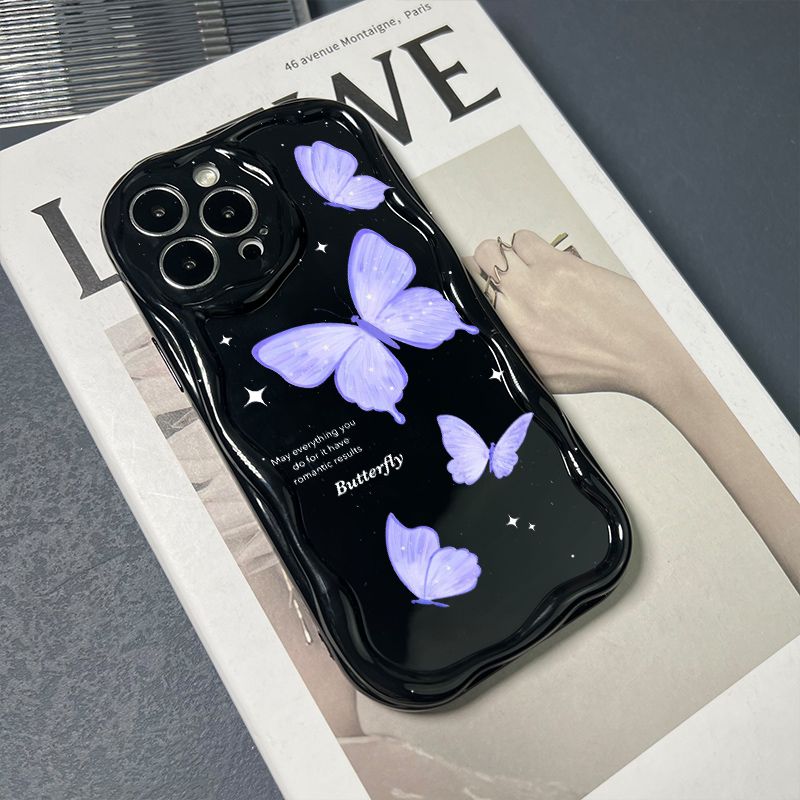 Lady Butterfly Pc Phone Cases