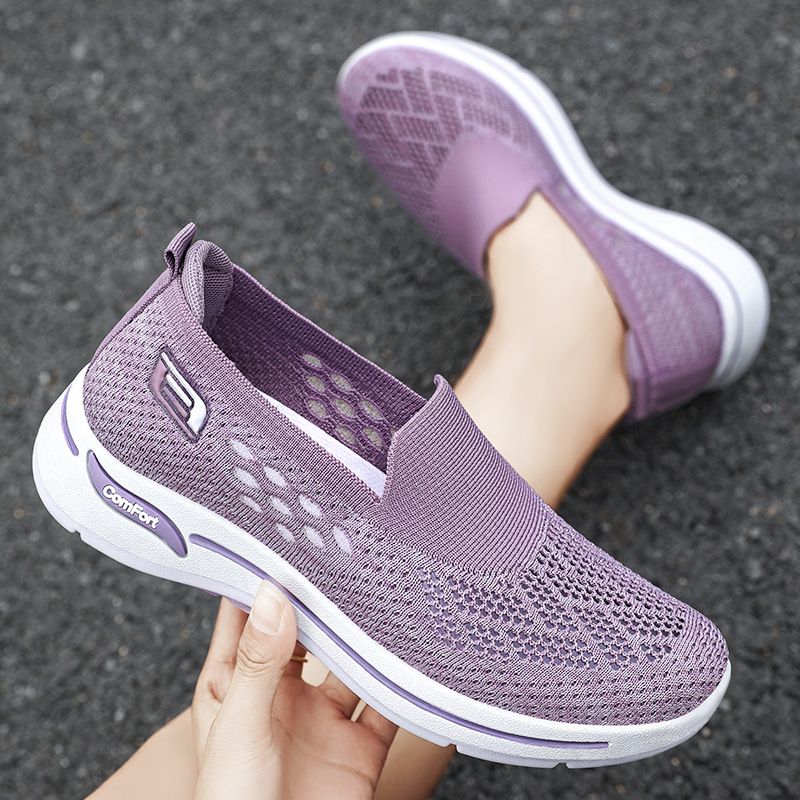 Women's Casual Stripe Round Toe Casual Shoes