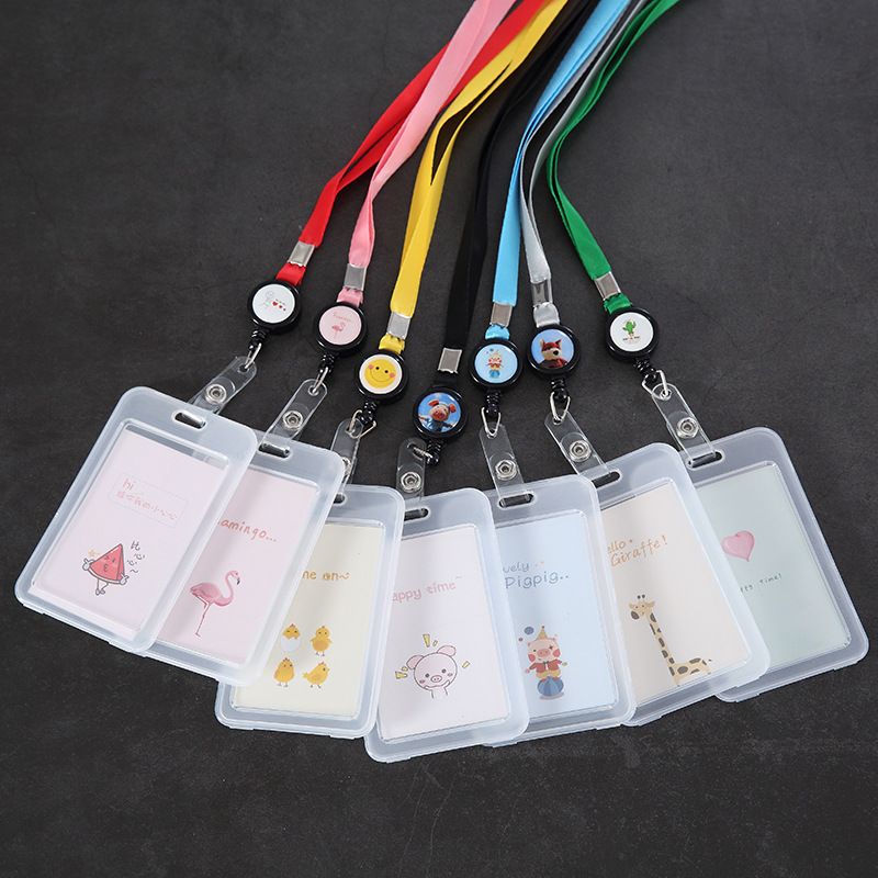 Unisex Animal Pvc Open Card Holders