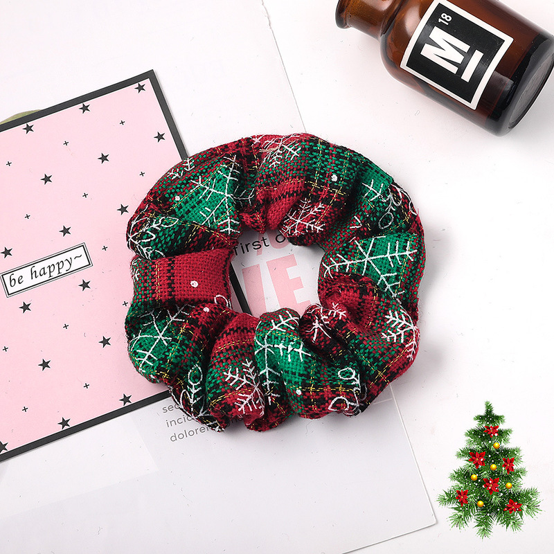 New Christmas Hair Scrunchies For Women Wholesale display picture 9