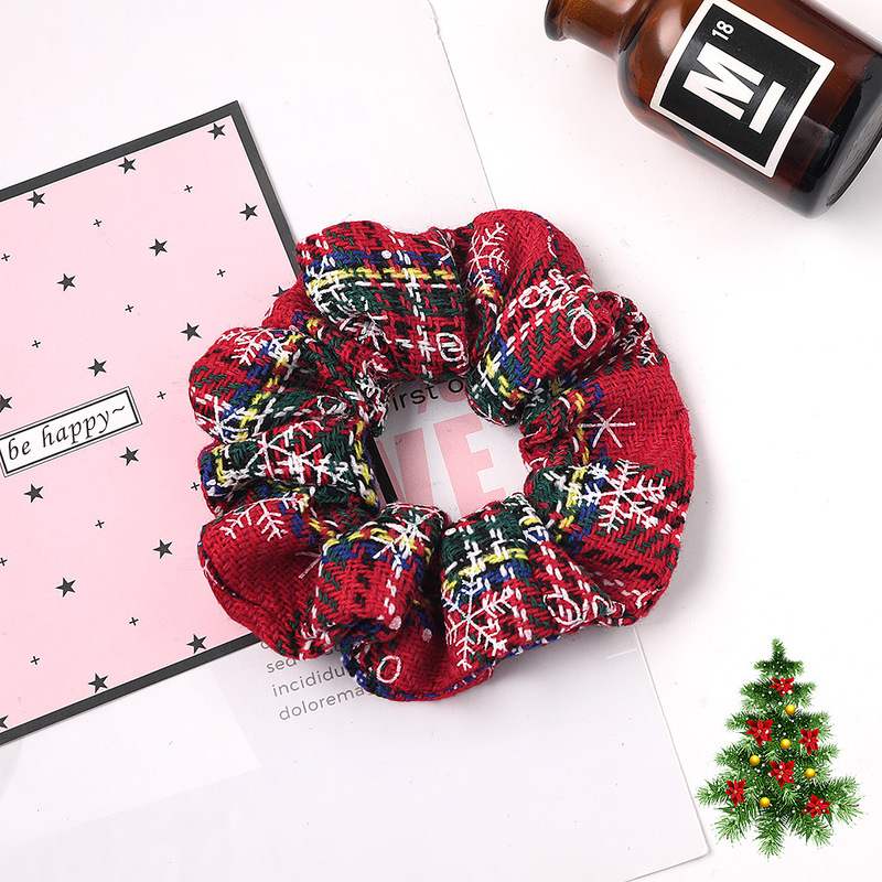New Christmas Hair Scrunchies For Women Wholesale display picture 11