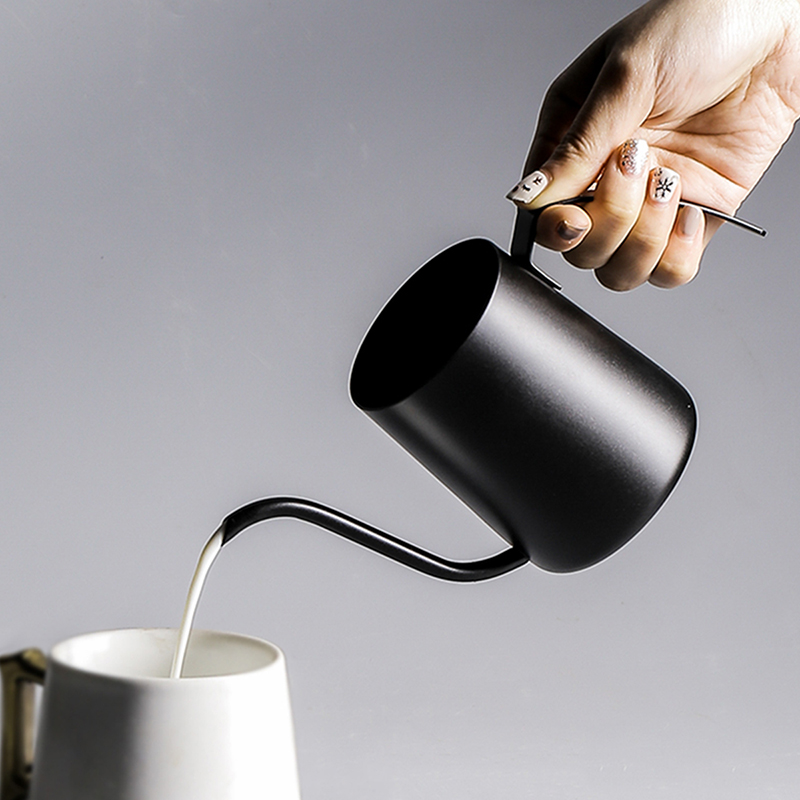 High-grade Stainless Steel Hanging Ear Coffee Milk Special Small Pot display picture 3