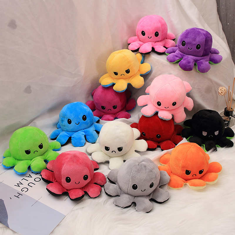 Muñeco De Peluche De Pulpo De Doble Cara display picture 1