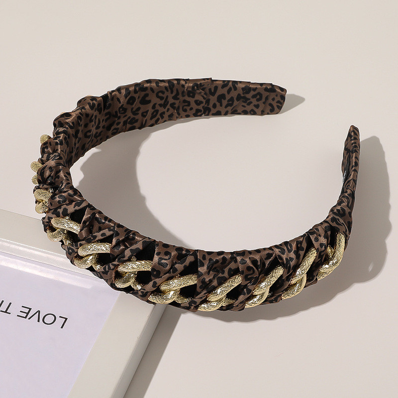Alloy Metal Chain Winter Headband Hair Accessories display picture 2