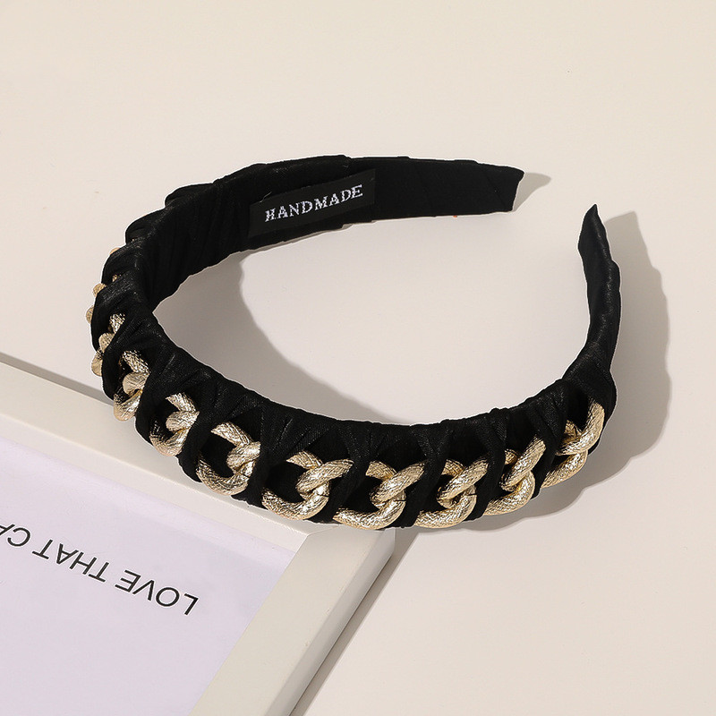 Alloy Metal Chain Winter Headband Hair Accessories display picture 4