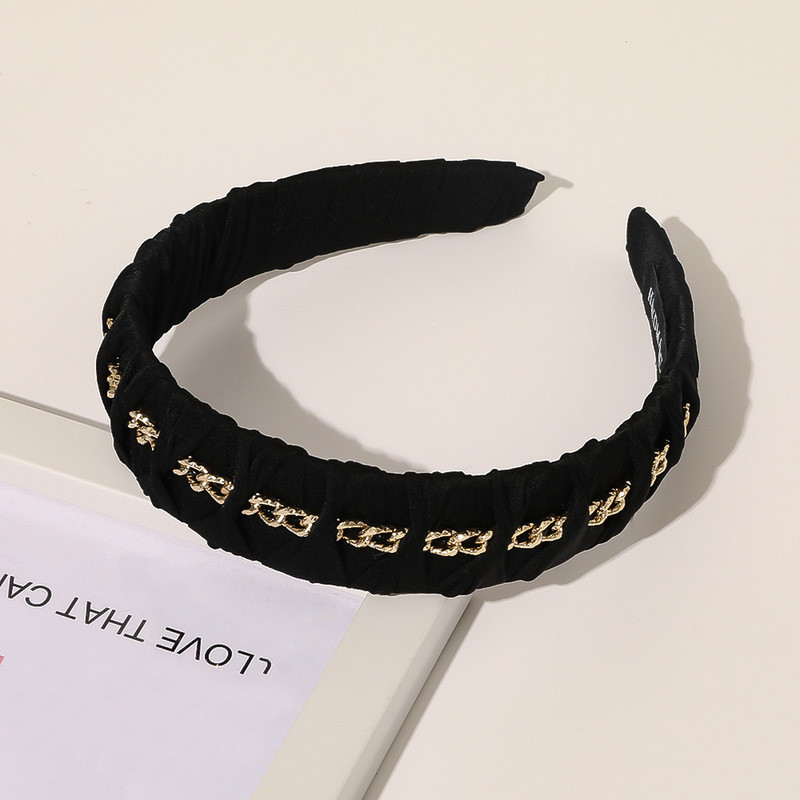 Alloy Metal Chain Winter Headband Hair Accessories display picture 5