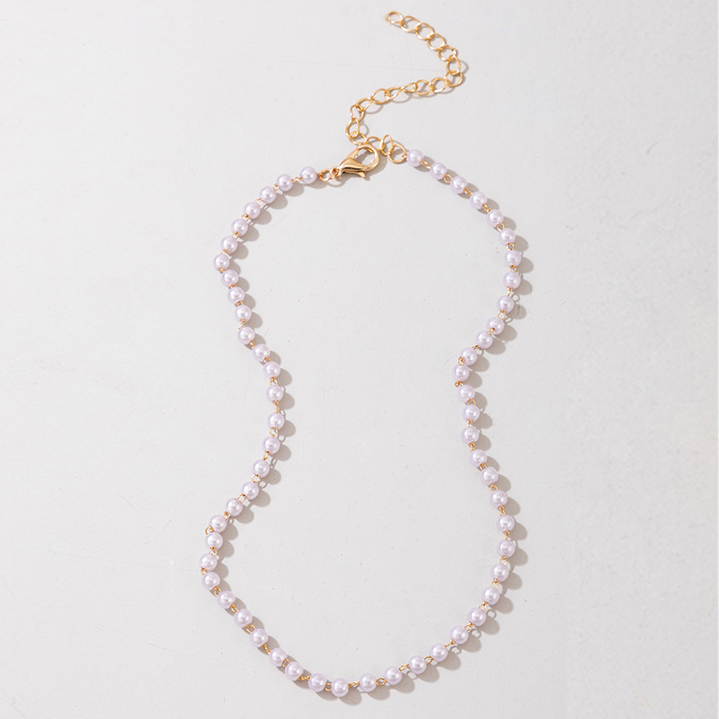 Hot-selling  Simple Simple Pearl Necklace display picture 3