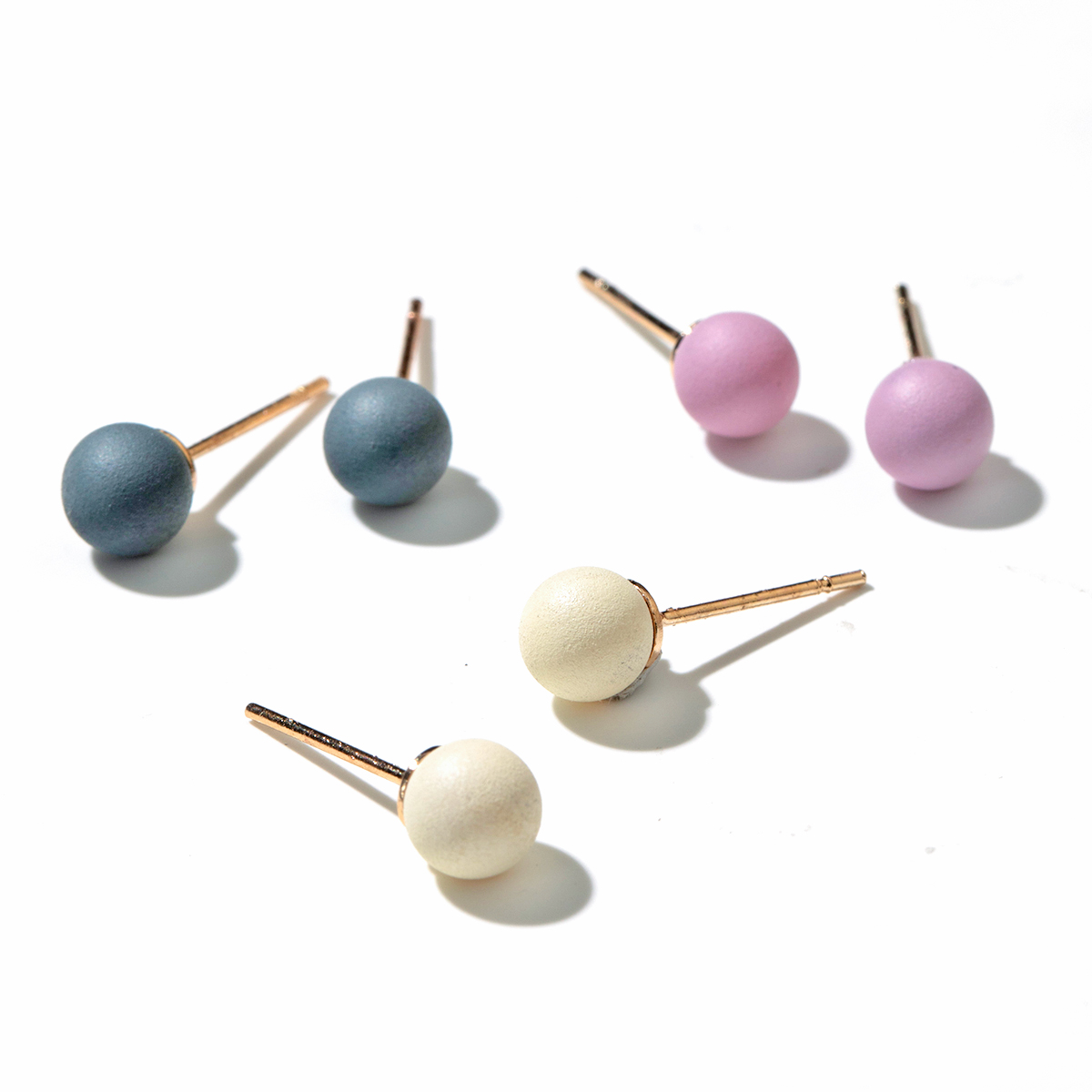 New Colorful Round Ball   Earrings display picture 3
