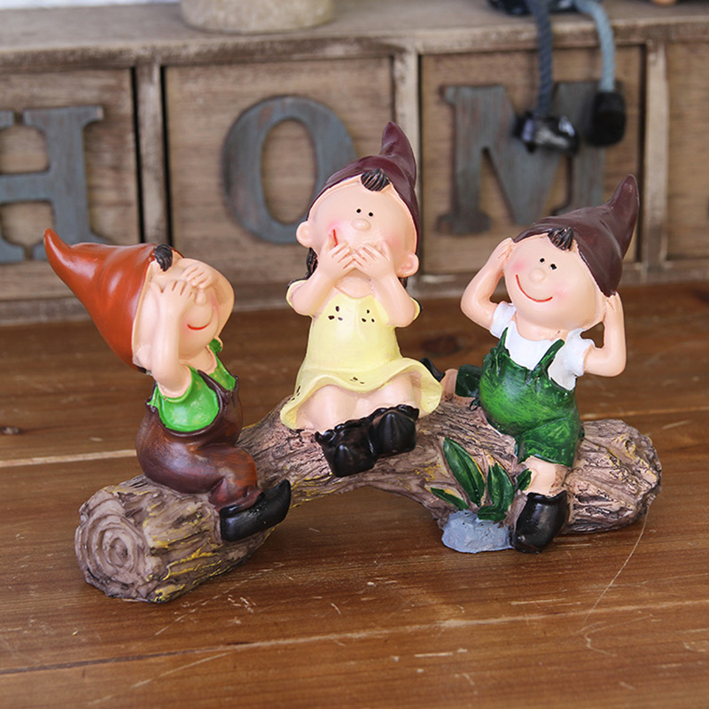 Three Not Stump Kids Resin Crafts Ornaments display picture 1