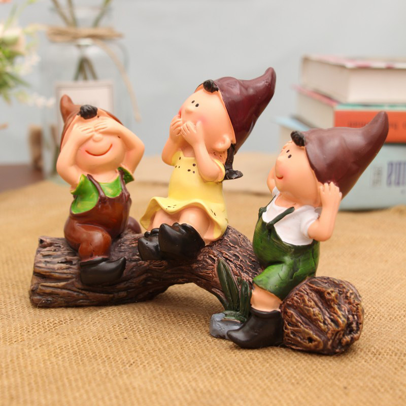 Three Not Stump Kids Resin Crafts Ornaments display picture 3