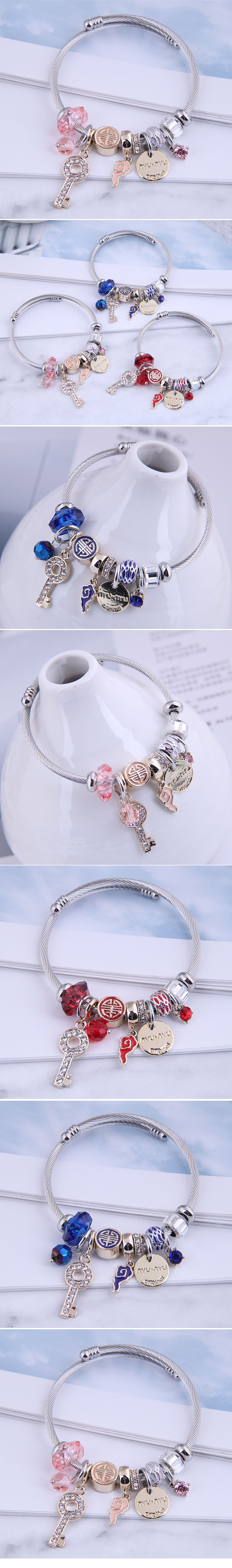 Fashion Metal Lock Bracelet display picture 1