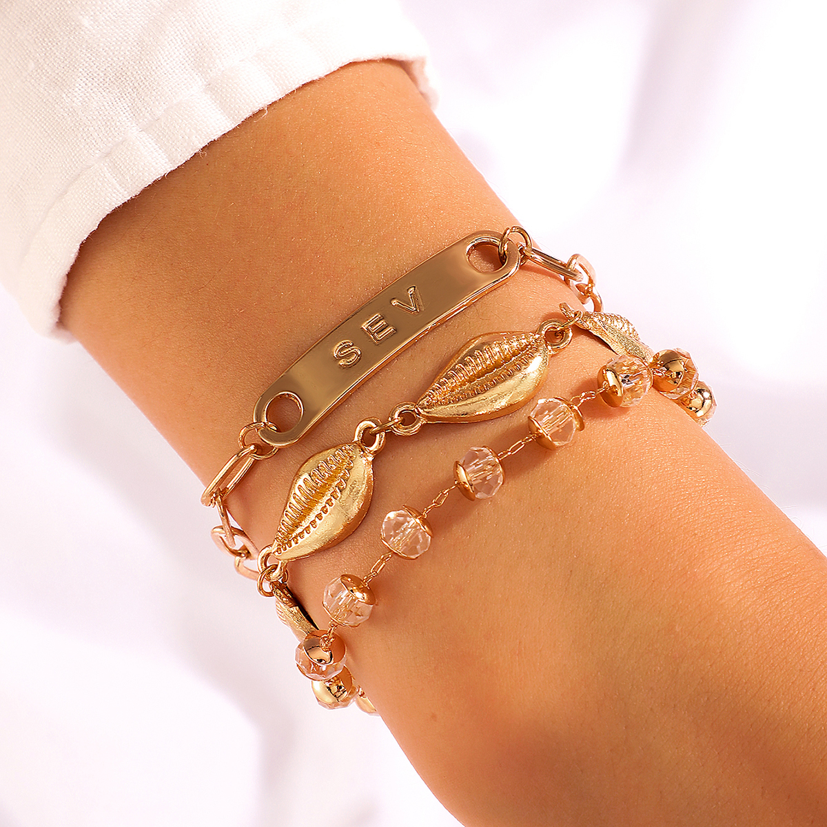 Fashion Exaggerated Alloy Shell Bracelet display picture 2