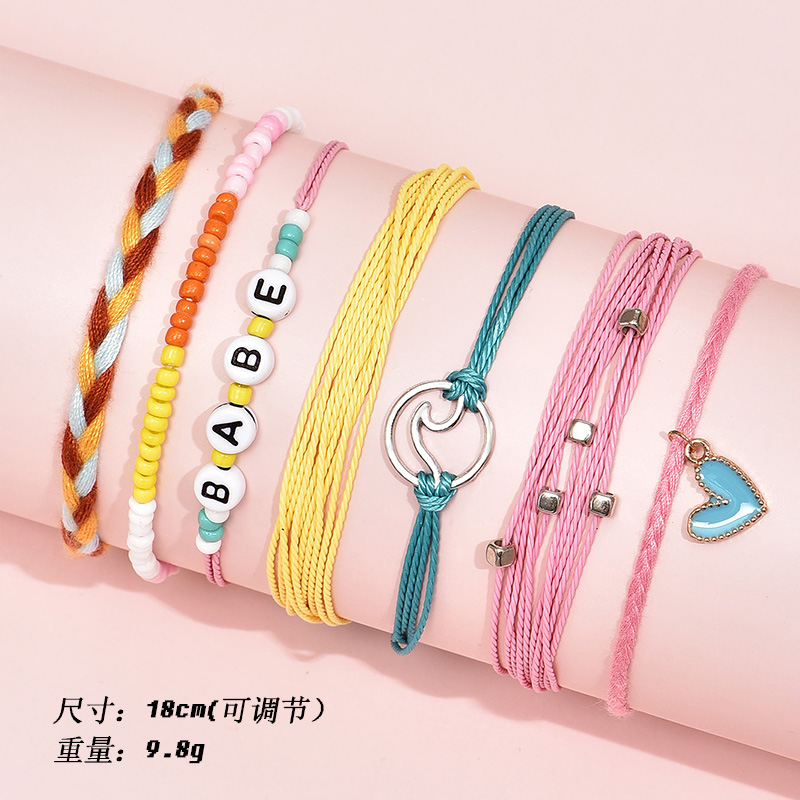 All-match Trendy Colored Braided Bracelet display picture 2