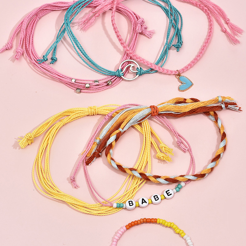 All-match Trendy Colored Braided Bracelet display picture 3