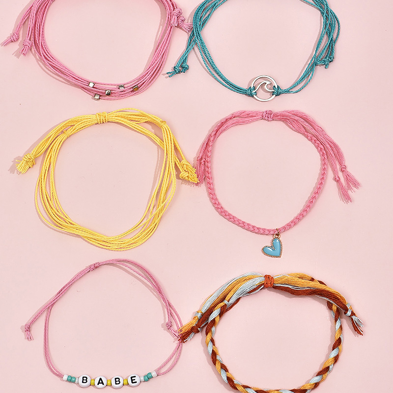 All-match Trendy Colored Braided Bracelet display picture 4